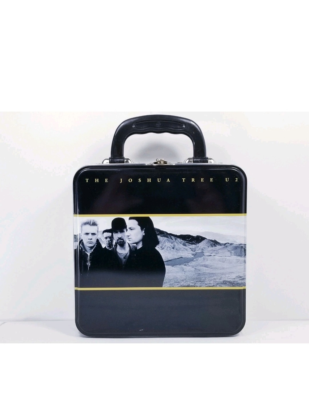Rare 2010 U2 The Joshua Tree Square Tin Tote by Live Nation Lunch Box